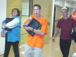 We think he was burping ...