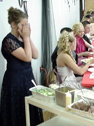 'Maybe if I cover my face, no-one will  know it's me!'