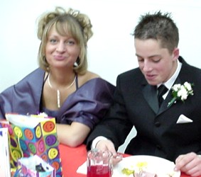 We think perhaps some people didn't like having their picture taken while they were eating. We wouldn't have used the 'juice dribbling' picture anyway!