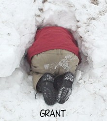 Deja vu? A previous Yearbook had this same photo with Amber! Except Grant wasn't stuck.