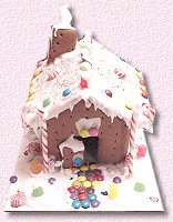 Emily's gingerbread house