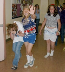 Don't take her picture ... she has Mad Cow disease!