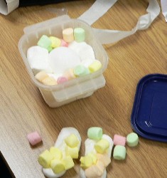 Those are marshmallows!