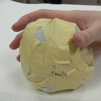 Apparently this is her father's sock. Hope the egg doesn't break...