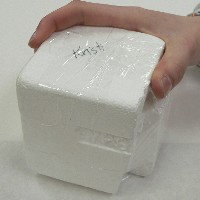 Lots of styrofoam, but very light.