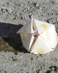 Next time we'll try a dodecahedron!