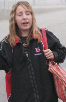 The Terry Fox 'eyes closed' walk!