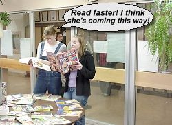 They were really looking at pictures of Ricky Martin!